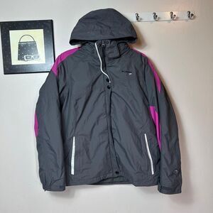Columbia Men's Charcoal and Magenta Ski Jacket